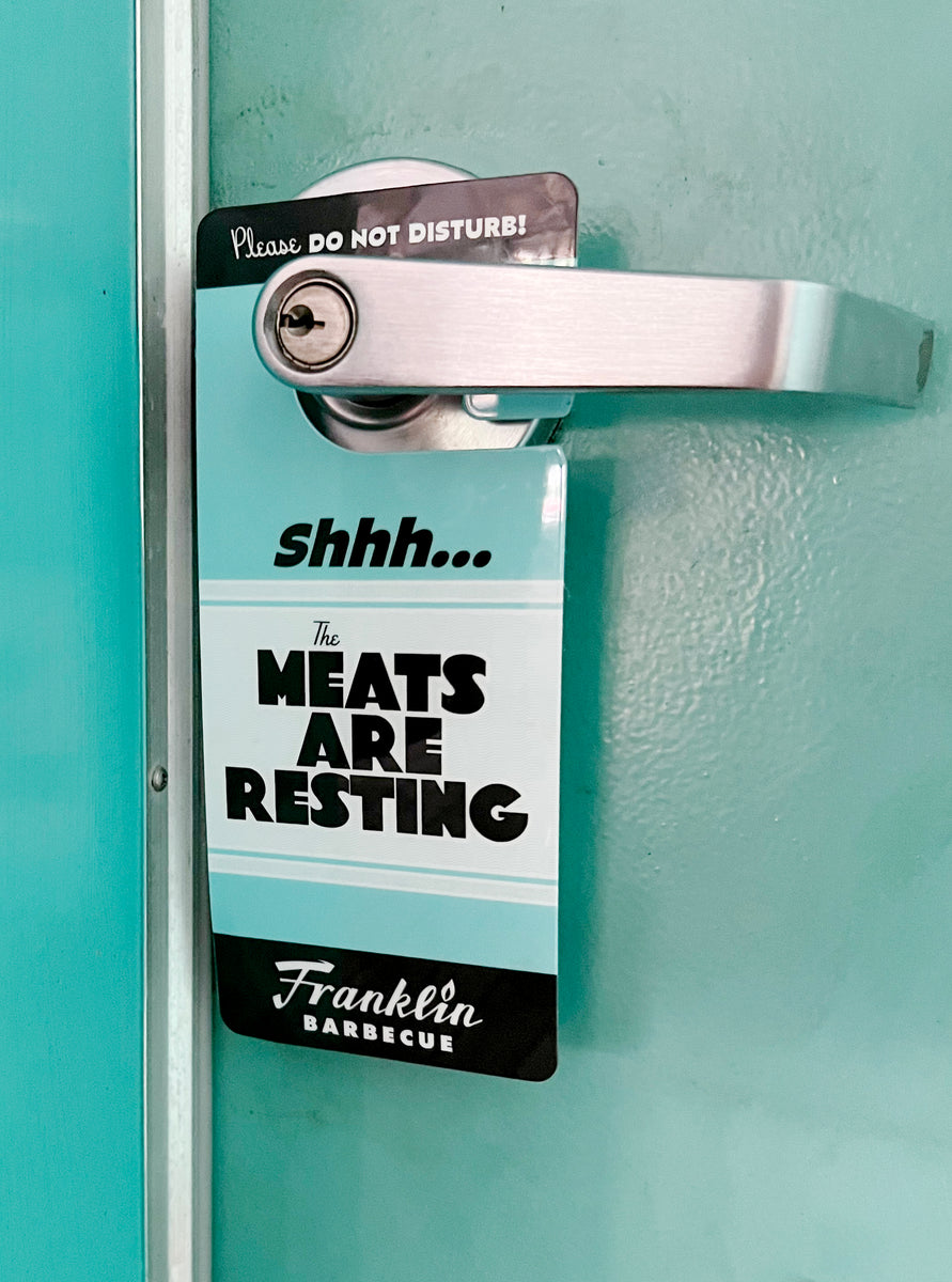 "Protected By Attack Goat" Mini Wood Sign / Ornament - Funny Door Hanger, Made In USA 10 thumbnail image