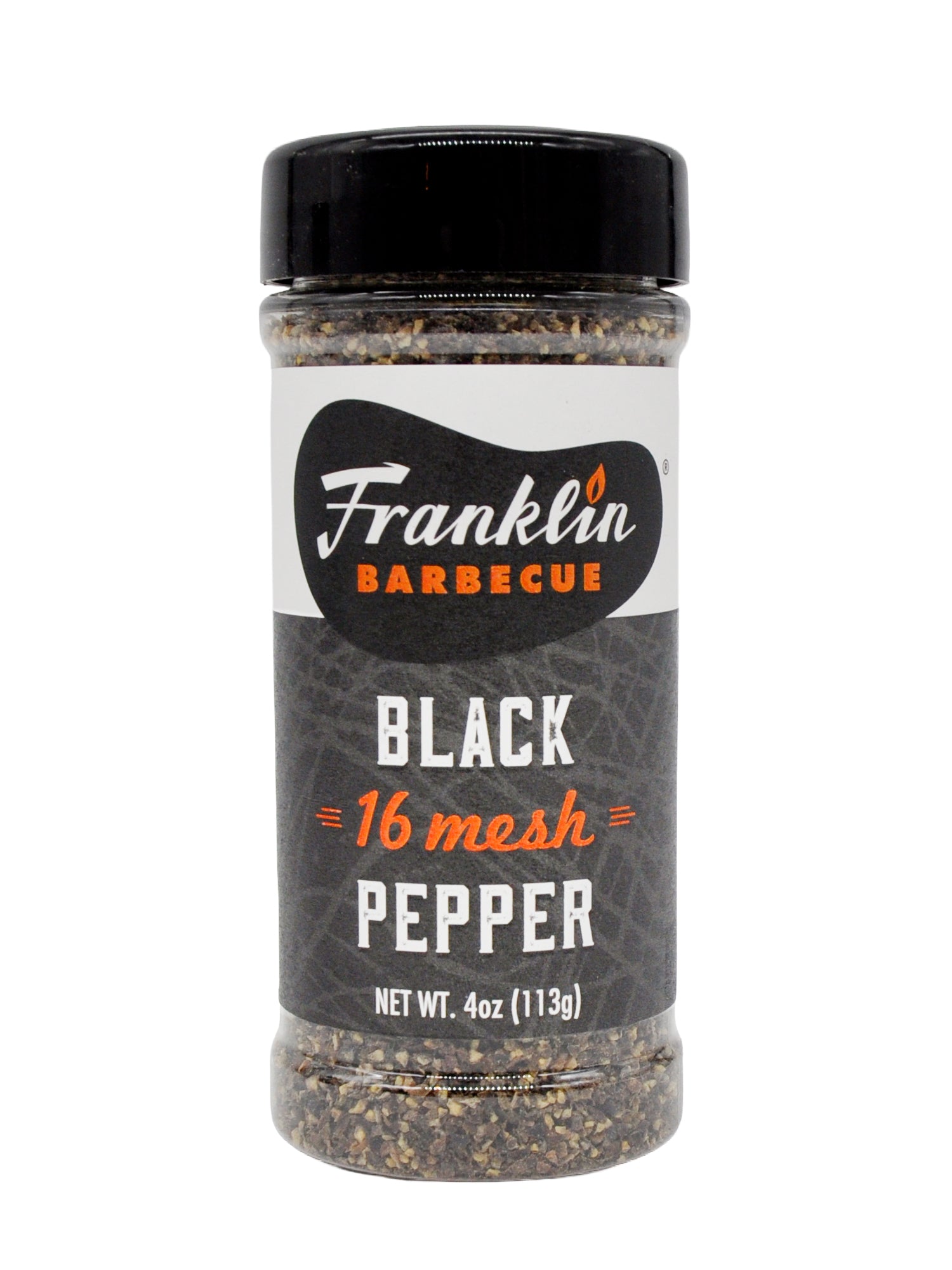 Franklin Black Pepper, 16 Mesh - 4oz bottle