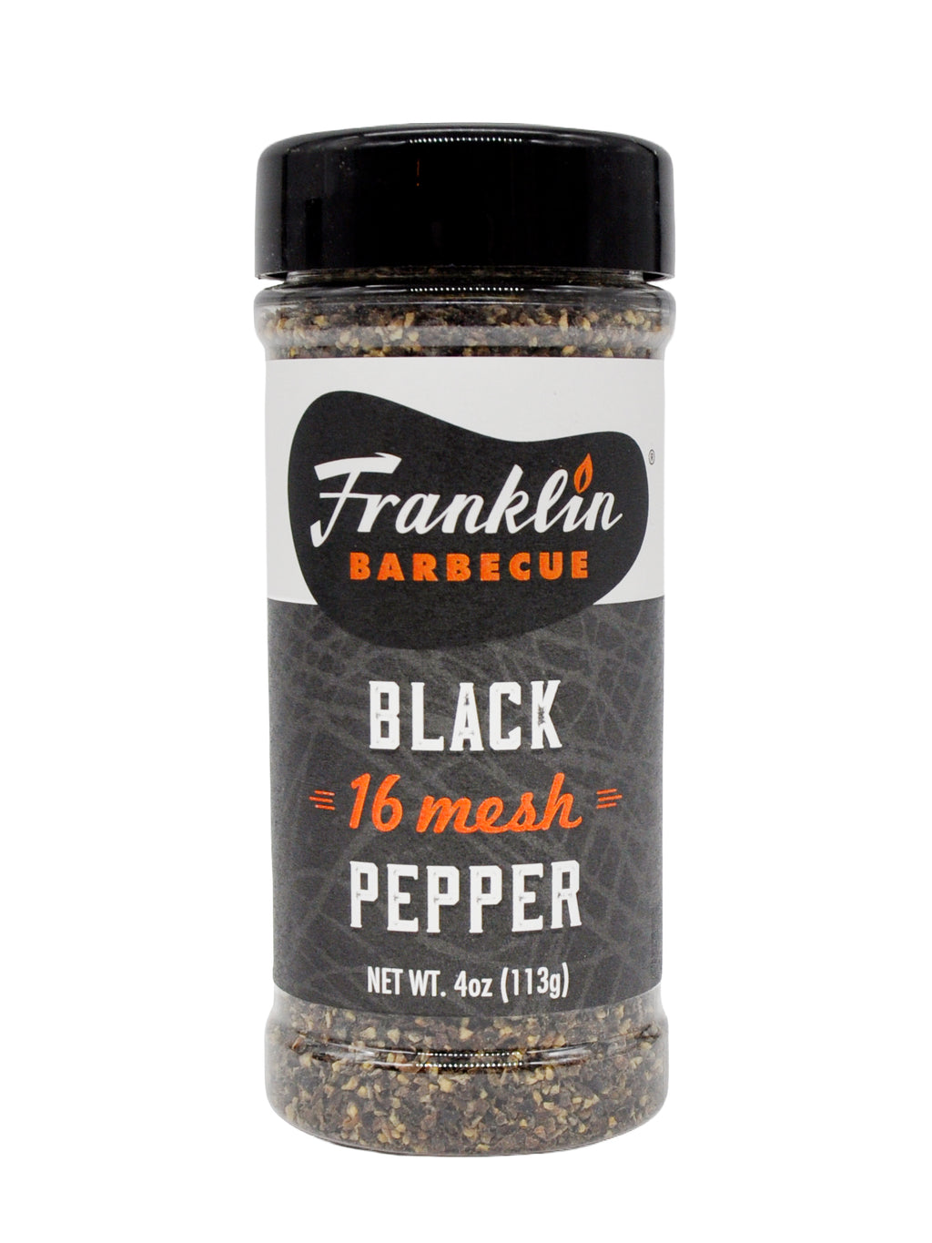 Franklin Black Pepper, 16 Mesh - 4oz bottle