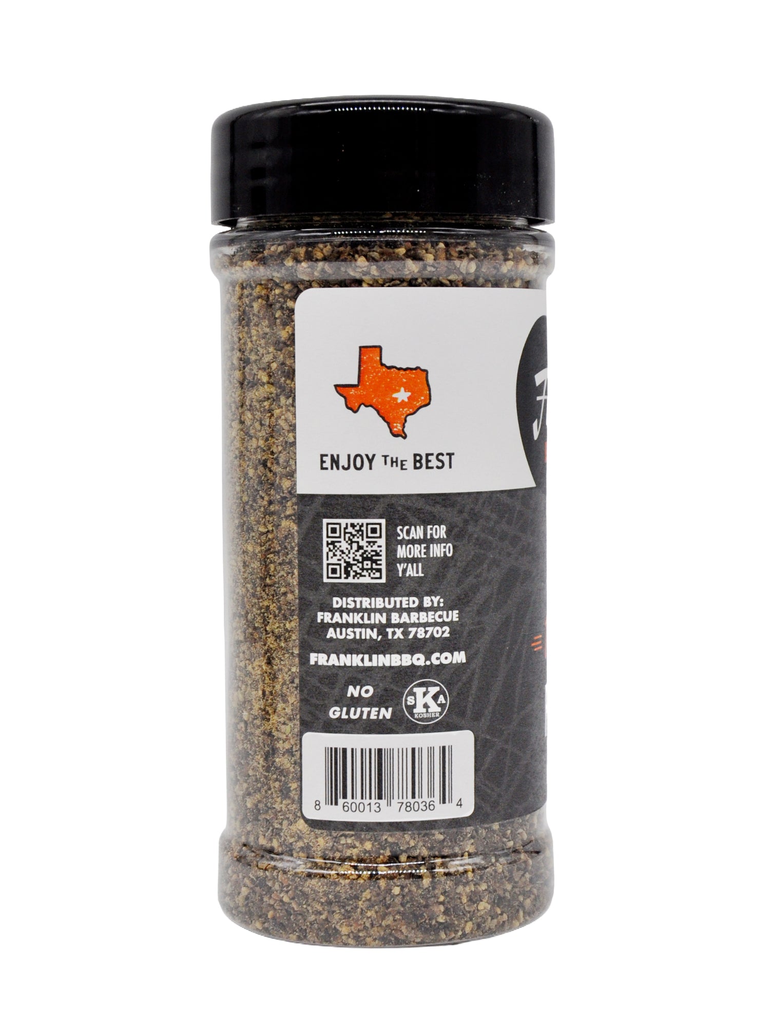 Franklin Black Pepper, 16 Mesh - 4oz bottle