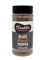 Franklin Black Pepper, 16 Mesh - 8oz bottle