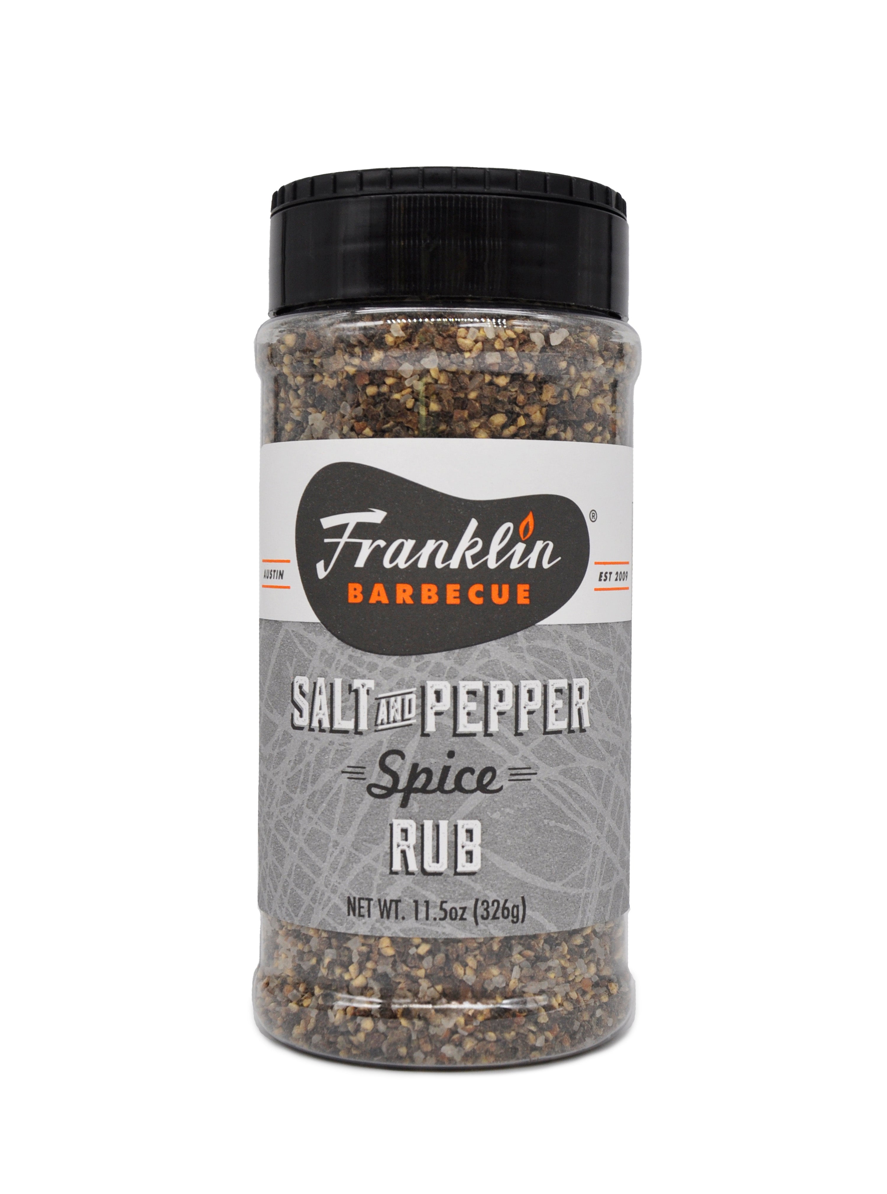 Franklin Salt & Pepper Spice Rub - 11.5 oz Bottle