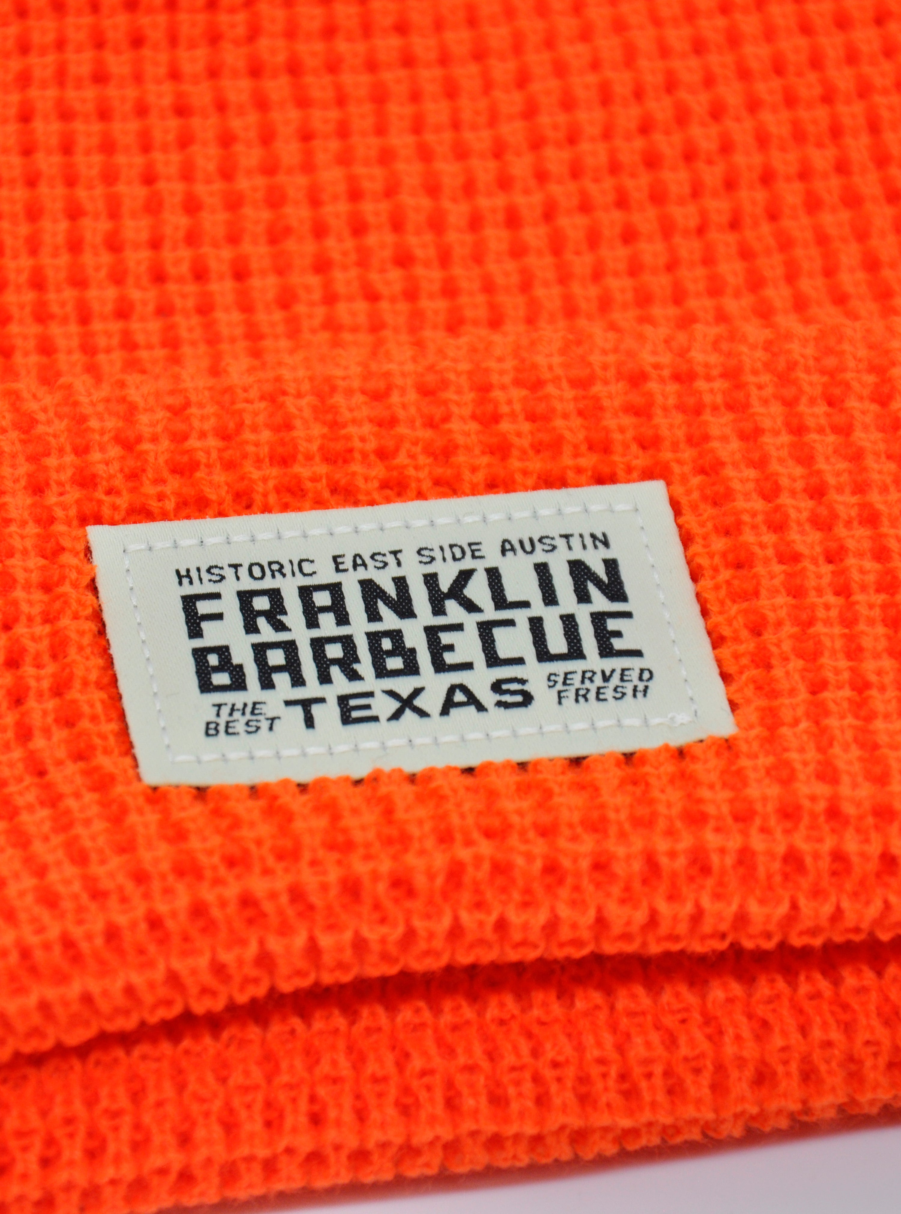 Waffle Knit Franklin Barbecue Beanie