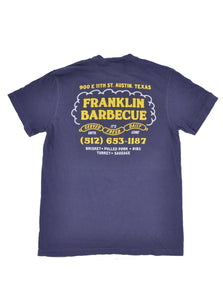 Navy Franklin Barbecue Smoke Cloud T-Shirt