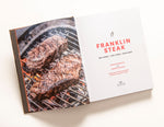 Interior page spread of Franklin Steak book.