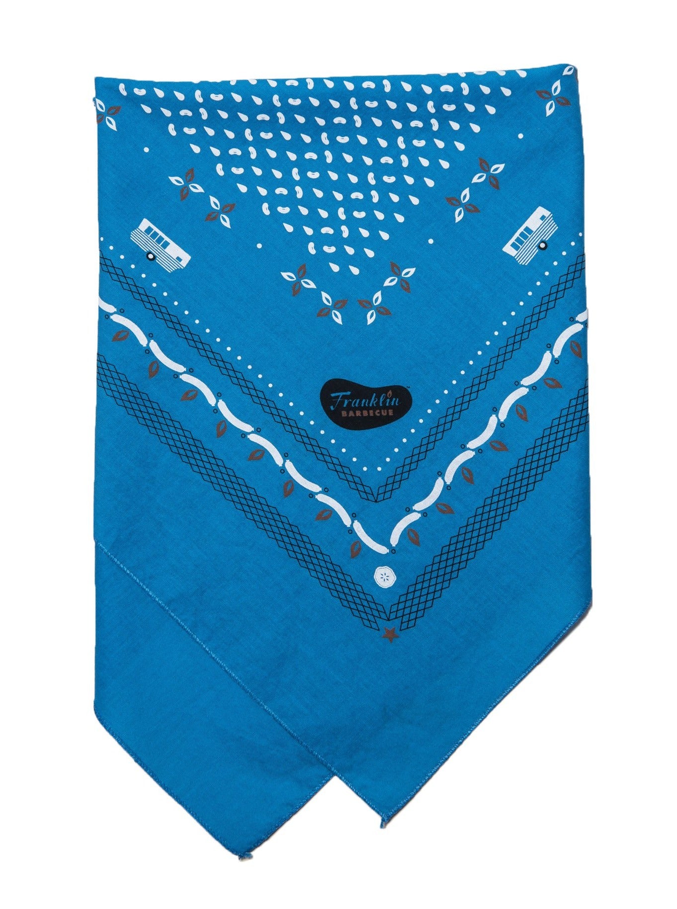Blue Bandana Folded