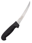 Image showing boning knife with Franklin Barbecue logo engraved into the blade. 