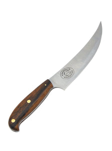 Franklin Barbecue Pits Weige Trimming Knife with stainless steel blade and solid brass pins on wood handle